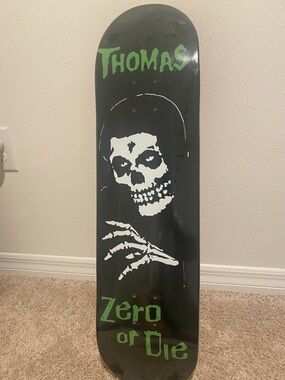 Thomas Graphic Skateboard Deck - Black/Green